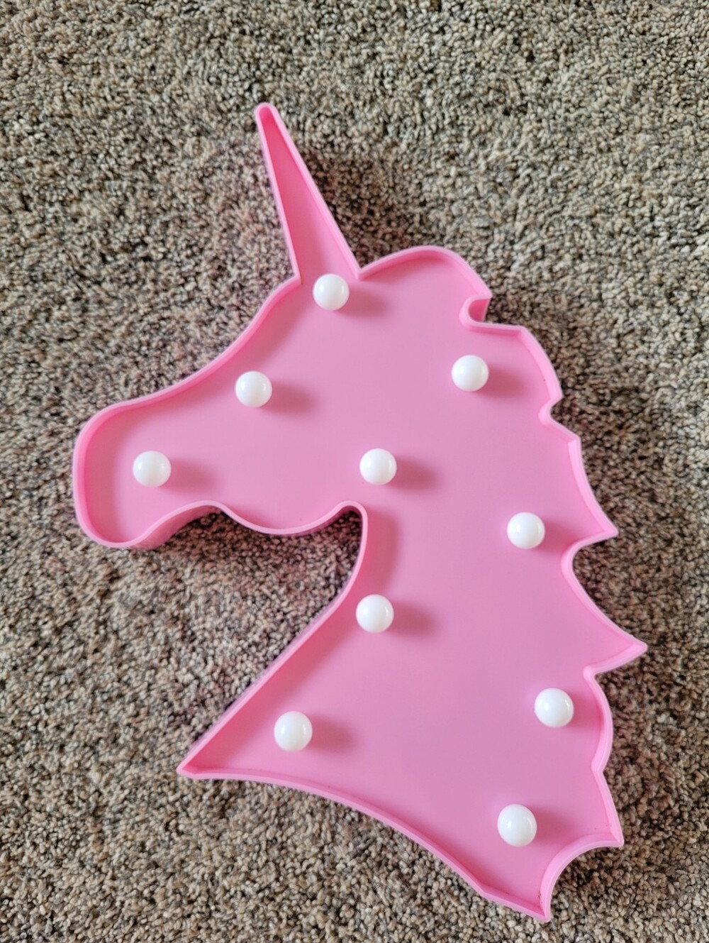 Unicorn with lights decor
